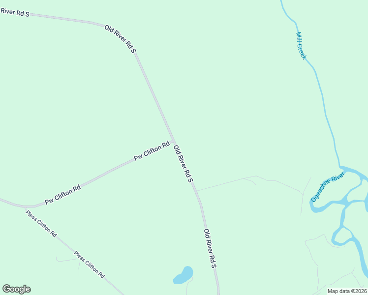 map of restaurants, bars, coffee shops, grocery stores, and more near 9702 Old River Road South in Brooklet