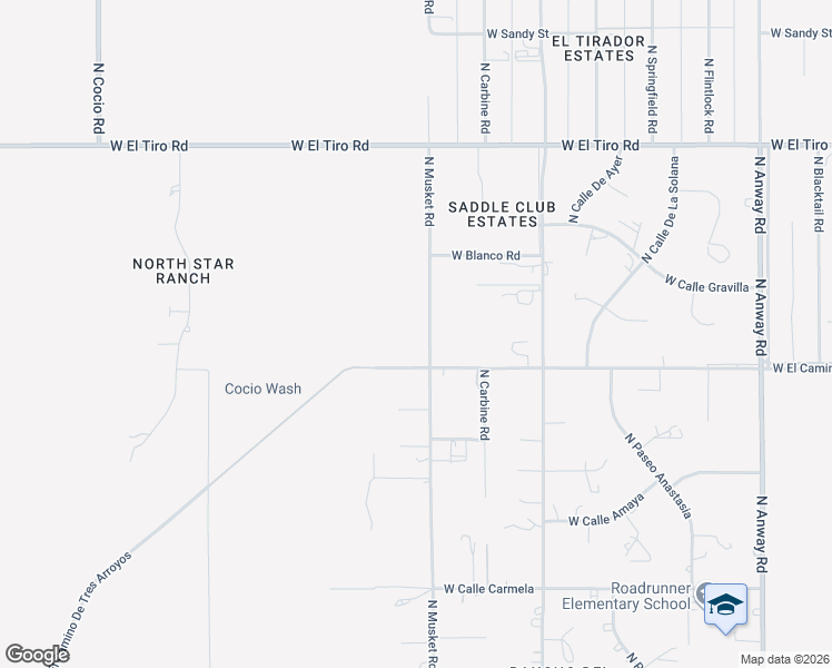 map of restaurants, bars, coffee shops, grocery stores, and more near 12085 North Musket Road in Marana