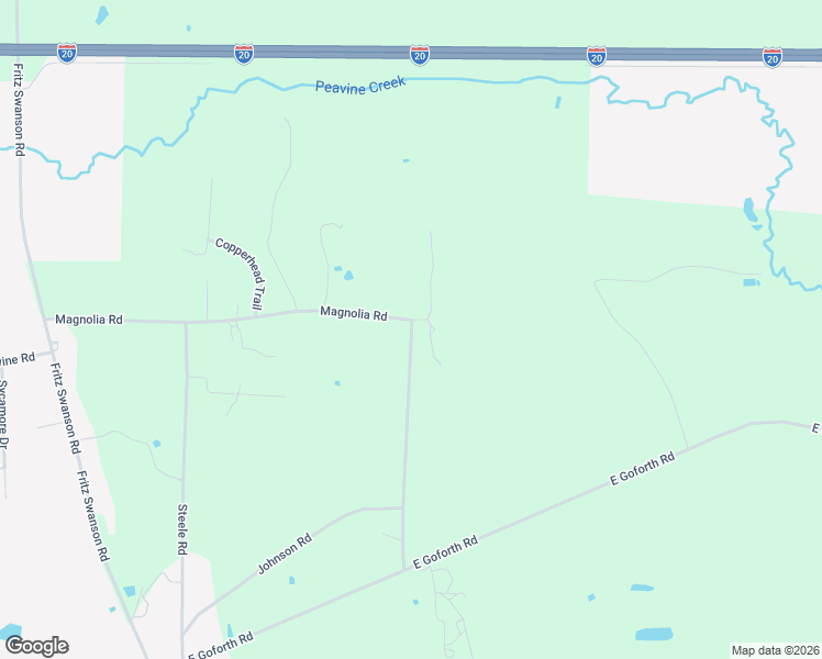 map of restaurants, bars, coffee shops, grocery stores, and more near 972 Magnolia Road in Kilgore