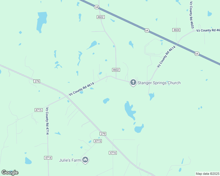 map of restaurants, bars, coffee shops, grocery stores, and more near County Road 4614 in Ben Wheeler