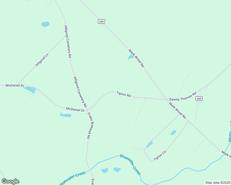 map of restaurants, bars, coffee shops, grocery stores, and more near County Road 306 in Laurens County