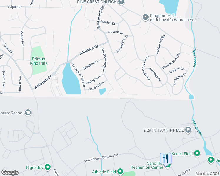 map of restaurants, bars, coffee shops, grocery stores, and more near 1347 Freedom Ridge Drive in Columbus