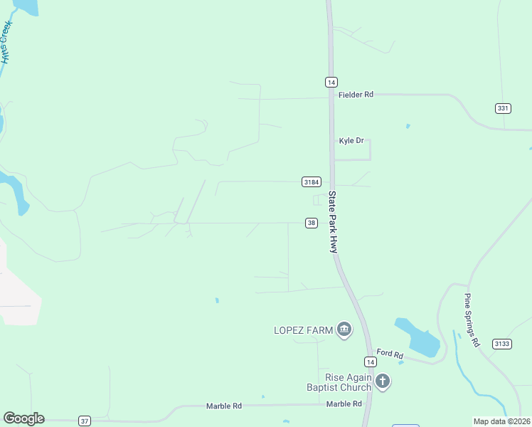 map of restaurants, bars, coffee shops, grocery stores, and more near 212 County Road 38 in Tyler