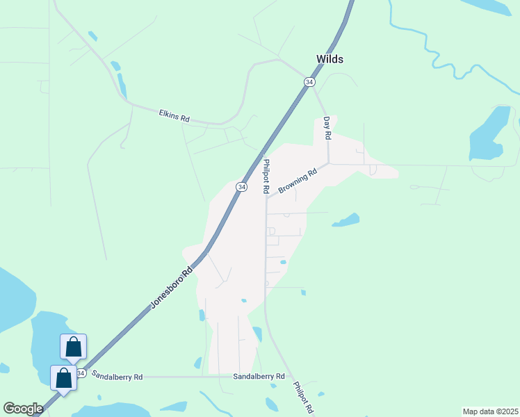 map of restaurants, bars, coffee shops, grocery stores, and more near 220 Philpot Rd in West Monroe