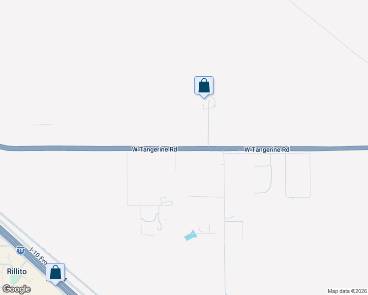map of restaurants, bars, coffee shops, grocery stores, and more near 8118 West Tangerine Road in Marana