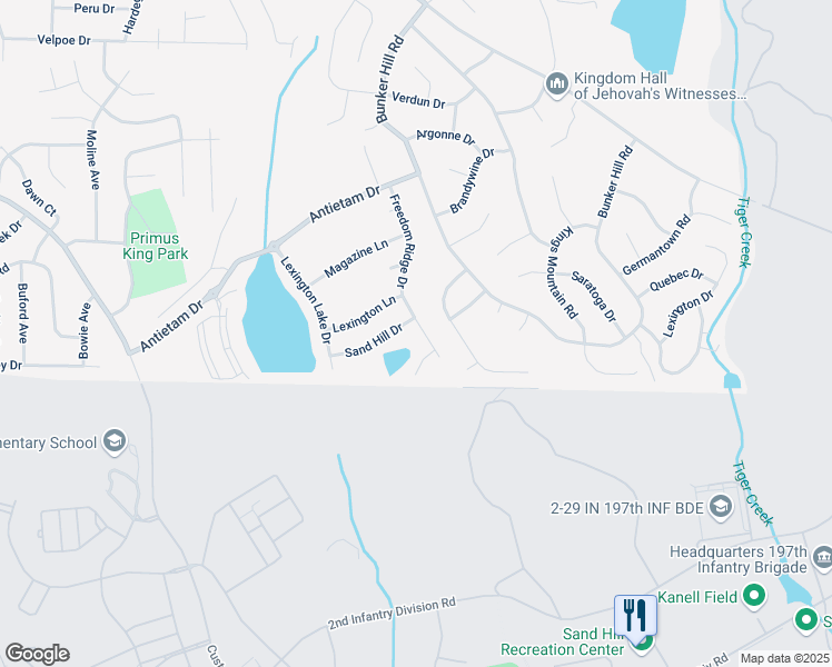 map of restaurants, bars, coffee shops, grocery stores, and more near 1335 Freedom Ridge Drive in Columbus