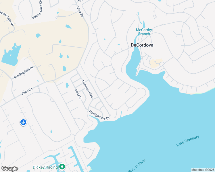 map of restaurants, bars, coffee shops, grocery stores, and more near 5008 Pequeno Court in Granbury