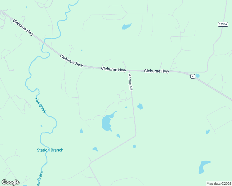 map of restaurants, bars, coffee shops, grocery stores, and more near 7030 Massey Road in Granbury