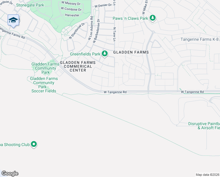 map of restaurants, bars, coffee shops, grocery stores, and more near 12048 North Walz Drive in Marana