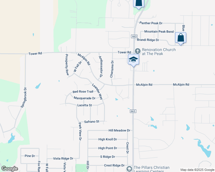 map of restaurants, bars, coffee shops, grocery stores, and more near 900 Mc Alpin Road in Midlothian