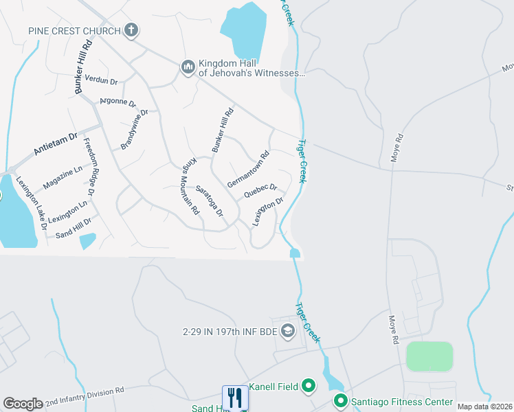map of restaurants, bars, coffee shops, grocery stores, and more near 5633 Lexington Drive in Columbus