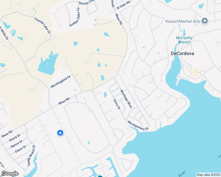 map of restaurants, bars, coffee shops, grocery stores, and more near 3503 Gerry Drive in Granbury