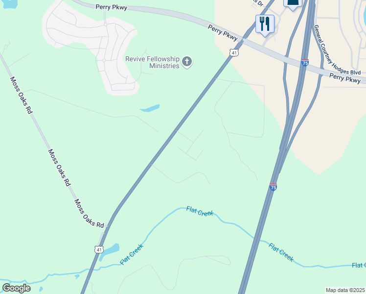 map of restaurants, bars, coffee shops, grocery stores, and more near 106 McEwen Court in Perry