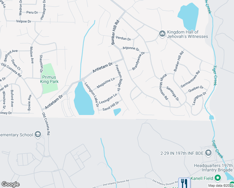 map of restaurants, bars, coffee shops, grocery stores, and more near 5126 Lexington Lane in Columbus