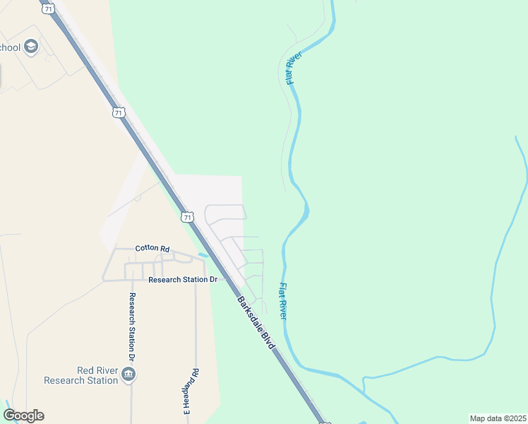 map of restaurants, bars, coffee shops, grocery stores, and more near 6507 Barksdale Boulevard in Bossier City