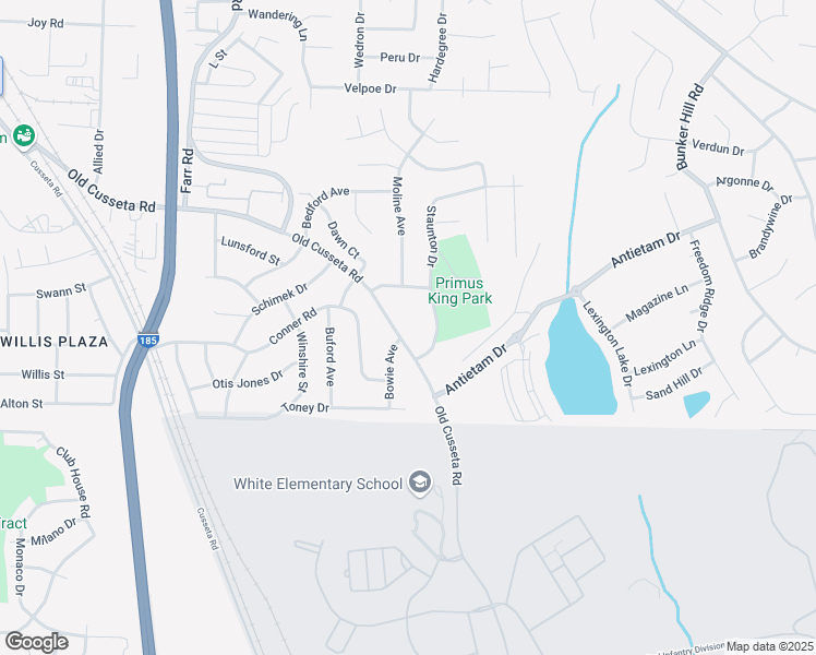 map of restaurants, bars, coffee shops, grocery stores, and more near 4693 Old Cusseta Road in Columbus