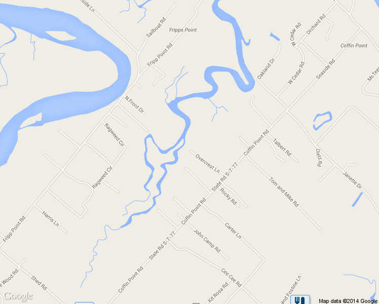 map of restaurants, bars, coffee shops, grocery stores, and more near 43 Overcrest Lane in St Helena Is