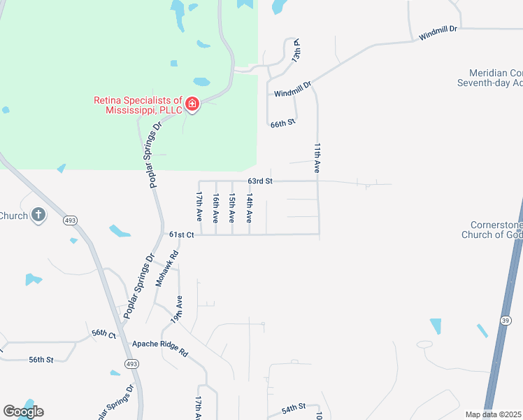 map of restaurants, bars, coffee shops, grocery stores, and more near 6260 13th Avenue in Meridian
