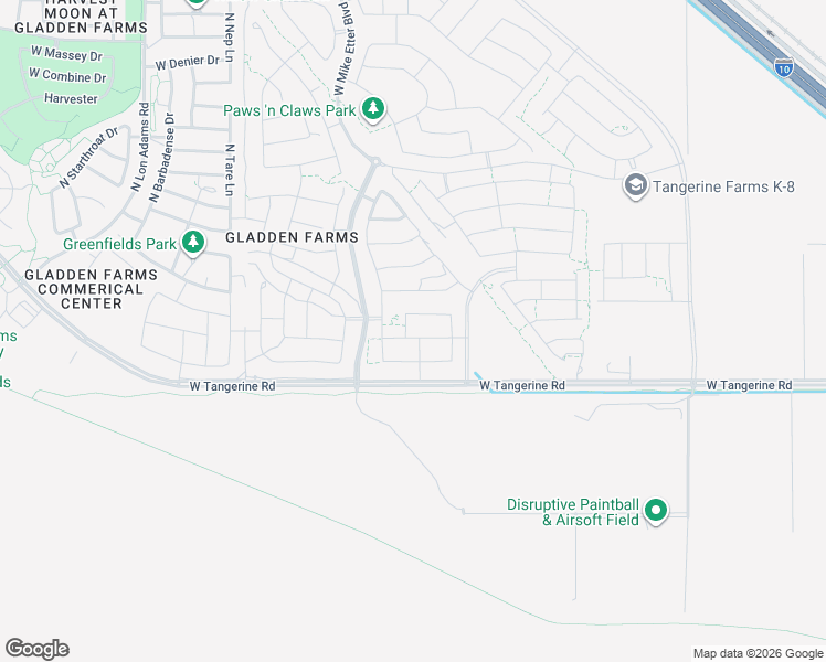 map of restaurants, bars, coffee shops, grocery stores, and more near 10698 West Hayward Drive in Marana