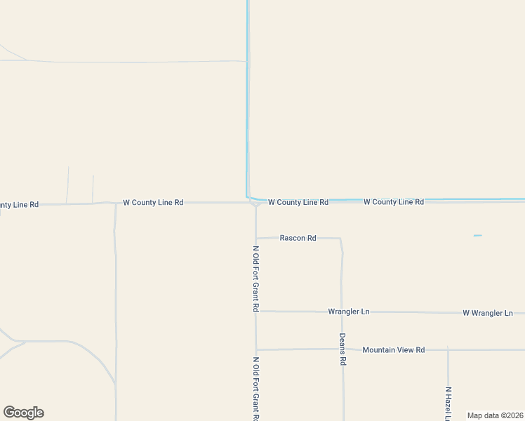 map of restaurants, bars, coffee shops, grocery stores, and more near 11986 North Old Fort Grant Road in Willcox