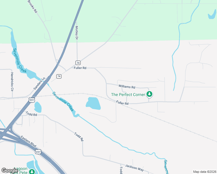 map of restaurants, bars, coffee shops, grocery stores, and more near 5209 Fuller Road in Montgomery