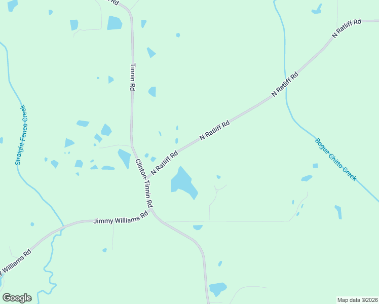 map of restaurants, bars, coffee shops, grocery stores, and more near 1250 North Ratliff Road in Clinton