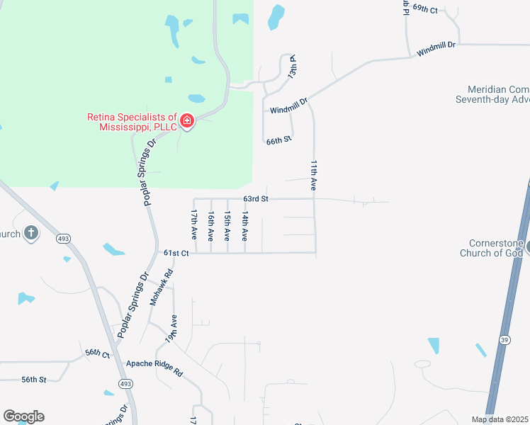 map of restaurants, bars, coffee shops, grocery stores, and more near 6260 13th Avenue in Meridian