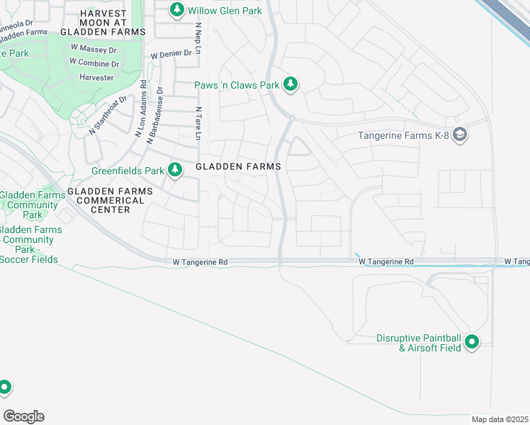 map of restaurants, bars, coffee shops, grocery stores, and more near 12163 North Goldenview Lane in Marana