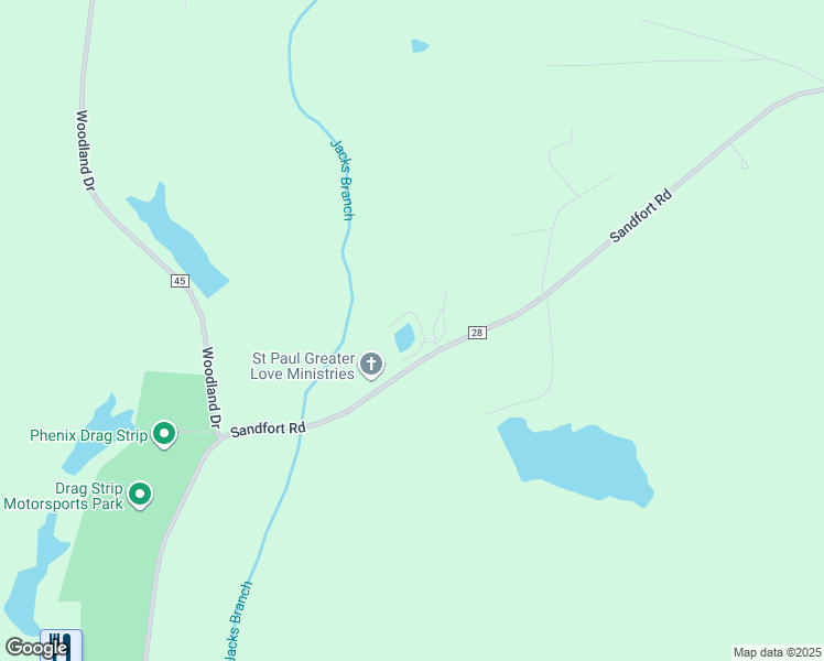 map of restaurants, bars, coffee shops, grocery stores, and more near 3980 Sandfort Road in Phenix City