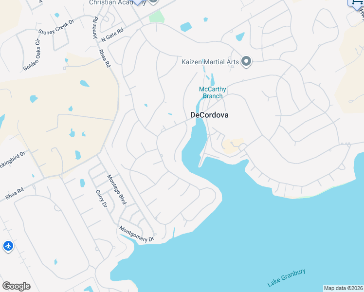 map of restaurants, bars, coffee shops, grocery stores, and more near 5031 Santa Elena Court in Granbury