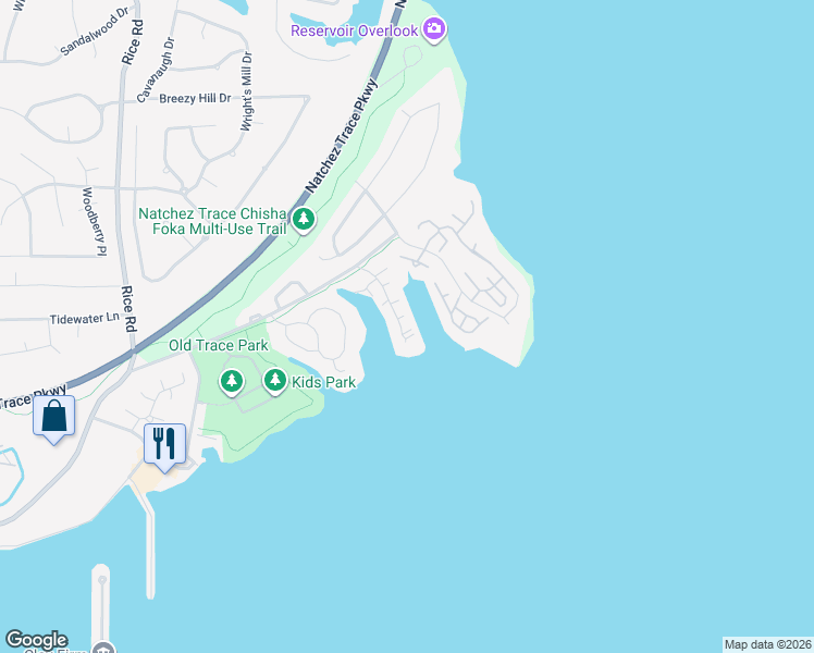 map of restaurants, bars, coffee shops, grocery stores, and more near 500 Post Road in Ridgeland