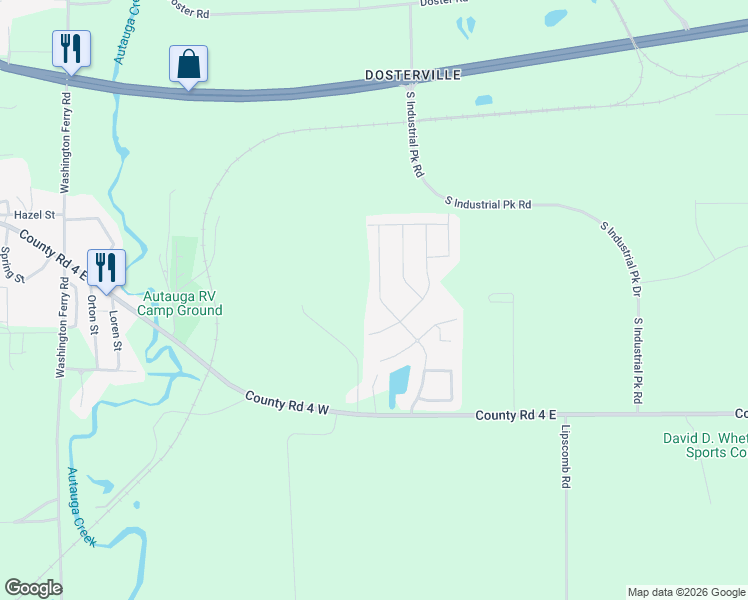 map of restaurants, bars, coffee shops, grocery stores, and more near 1647 Buena Vista Boulevard in Prattville
