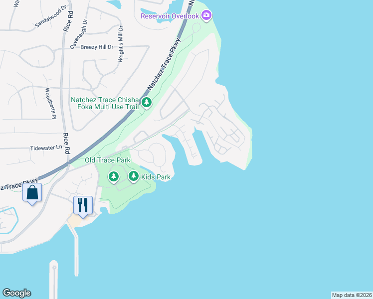 map of restaurants, bars, coffee shops, grocery stores, and more near 500 Post Road in Ridgeland