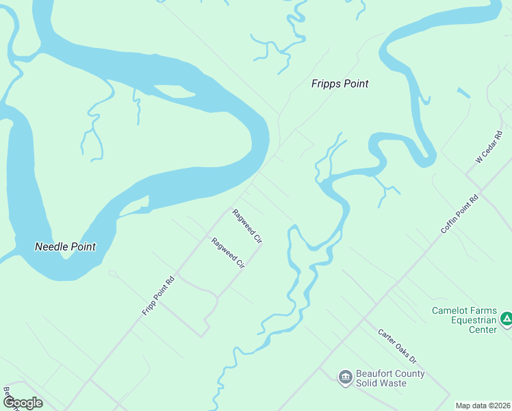 map of restaurants, bars, coffee shops, grocery stores, and more near 8 Meantime Drive in Saint Helena Island