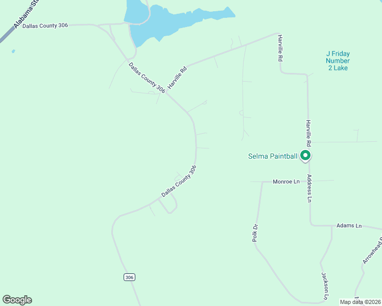 map of restaurants, bars, coffee shops, grocery stores, and more near 1230 County Road 306 in Selma