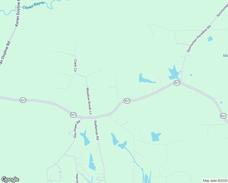 map of restaurants, bars, coffee shops, grocery stores, and more near 101-299 Edwards Road in Doyline