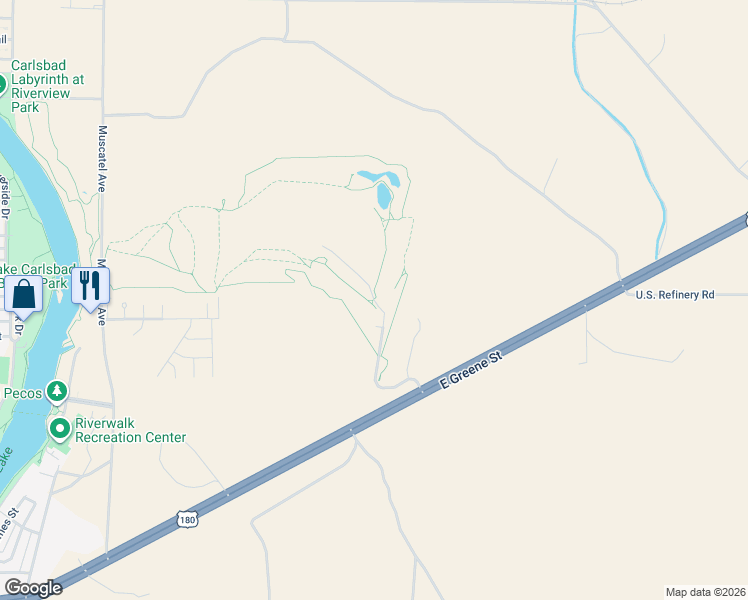 map of restaurants, bars, coffee shops, grocery stores, and more near 601 Ridgecrest Drive in Carlsbad