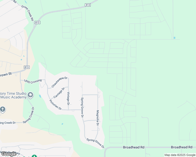 map of restaurants, bars, coffee shops, grocery stores, and more near 318 Magnolia Drive in Waxahachie