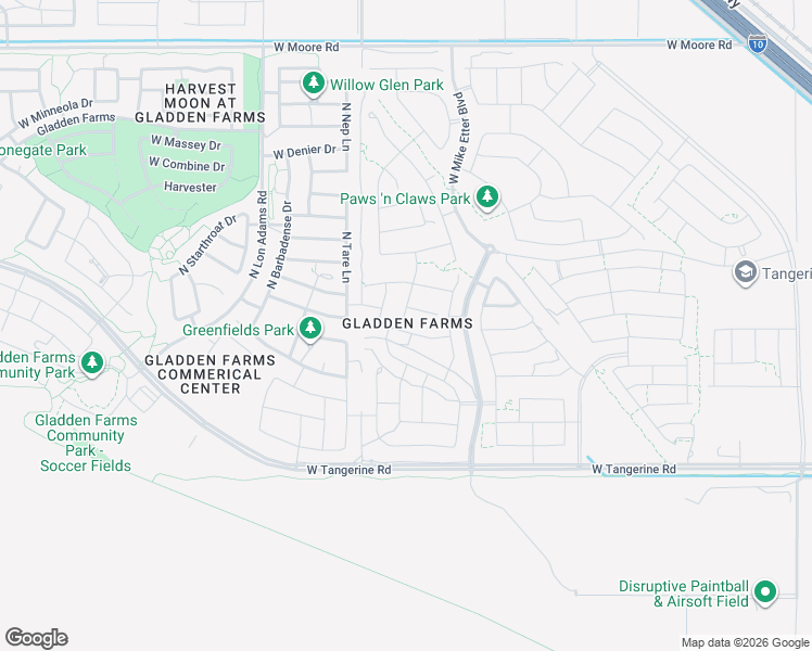 map of restaurants, bars, coffee shops, grocery stores, and more near 10928 West Pleasant View Drive in Marana