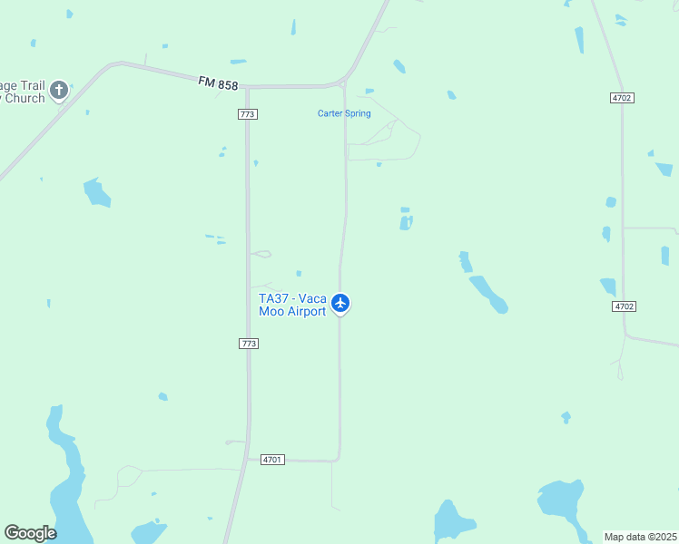 map of restaurants, bars, coffee shops, grocery stores, and more near County Road 4701 in Van Zandt County