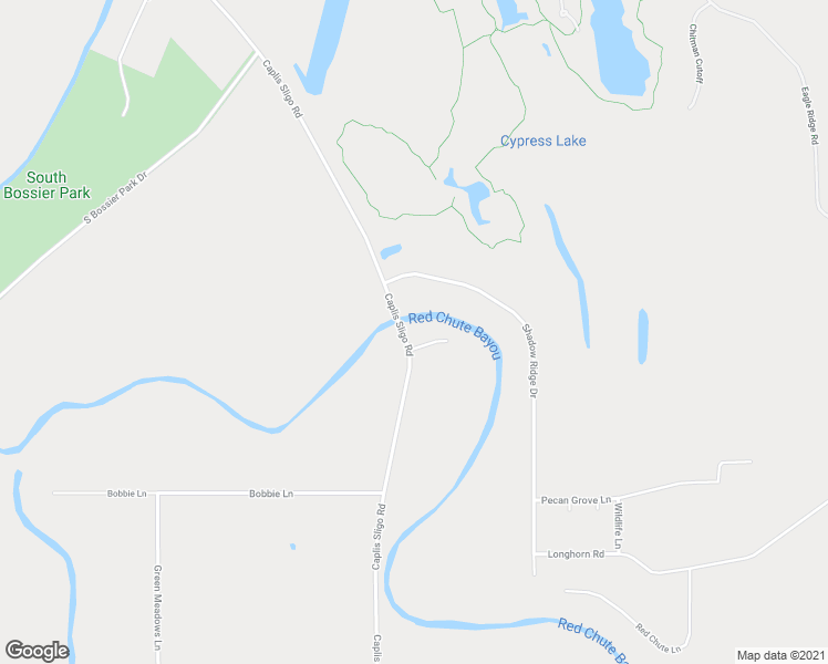 map of restaurants, bars, coffee shops, grocery stores, and more near 1994 Caplis Sligo Road in Bossier City