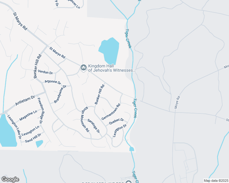 map of restaurants, bars, coffee shops, grocery stores, and more near 5640 Saint Marys Road in Columbus