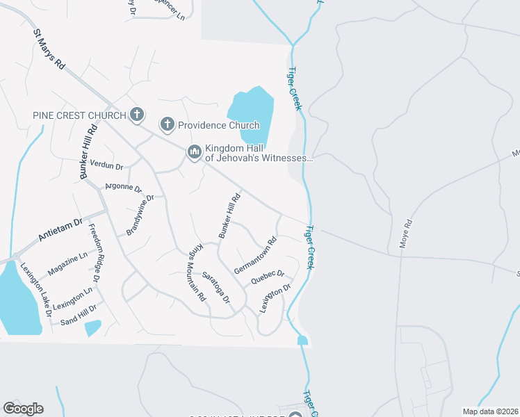 map of restaurants, bars, coffee shops, grocery stores, and more near 5640 Saint Marys Road in Columbus