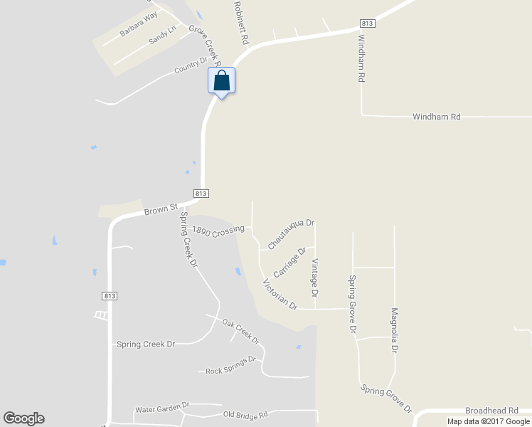 map of restaurants, bars, coffee shops, grocery stores, and more near 303 Victorian Drive in Waxahachie