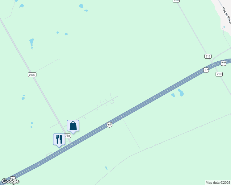 map of restaurants, bars, coffee shops, grocery stores, and more near 10037 Piper Lane in Alvarado