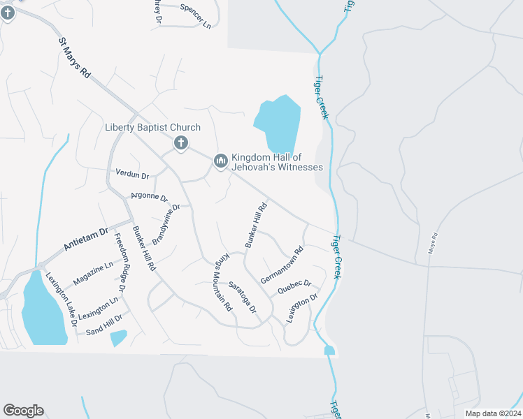 map of restaurants, bars, coffee shops, grocery stores, and more near 1982 Bunker Hill Road in Columbus