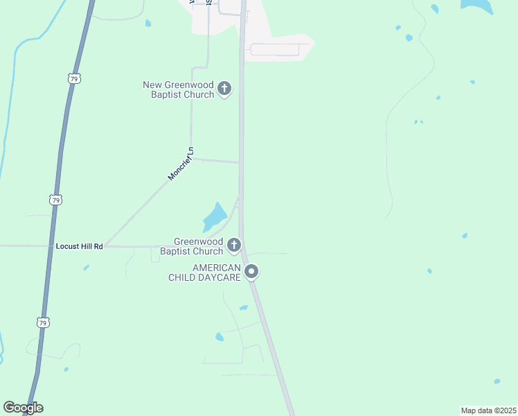 map of restaurants, bars, coffee shops, grocery stores, and more near 7849 Greenwood Springridge Road in Shreveport