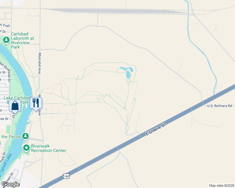 map of restaurants, bars, coffee shops, grocery stores, and more near 601-691 Ridgecrest Drive in Carlsbad