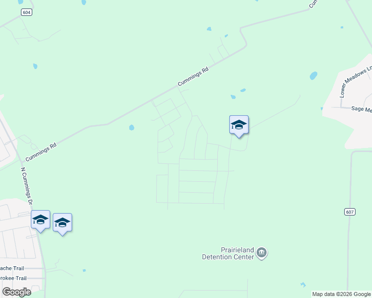 map of restaurants, bars, coffee shops, grocery stores, and more near 7917 Cummings Road in Alvarado