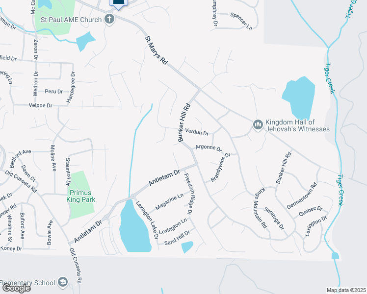 map of restaurants, bars, coffee shops, grocery stores, and more near 1047 Bunker Hill Road in Columbus